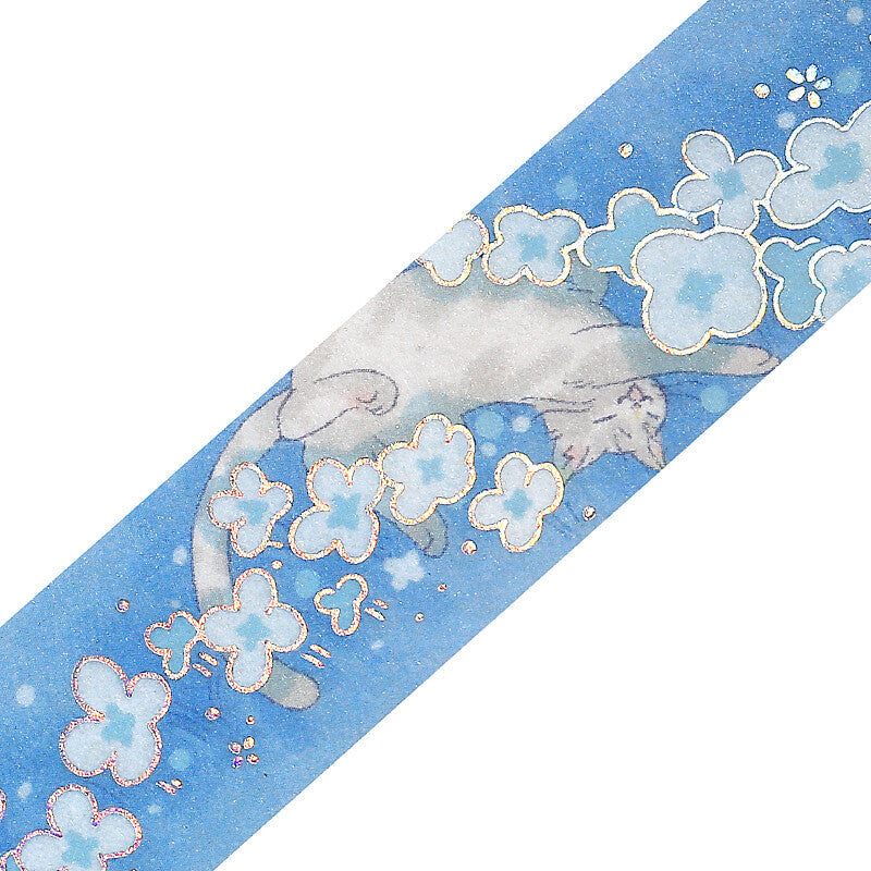 Washi Tape Foil Mysterious Journey Neko Land