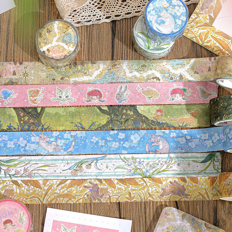 Washi Tape Foil Mysterious Journey To the Forest