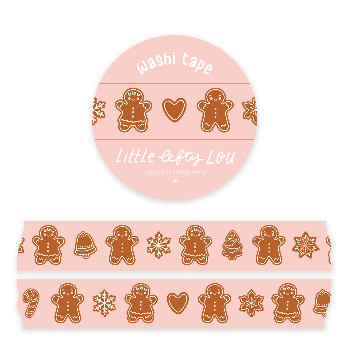 Washi Tape Gingerbread Cookies