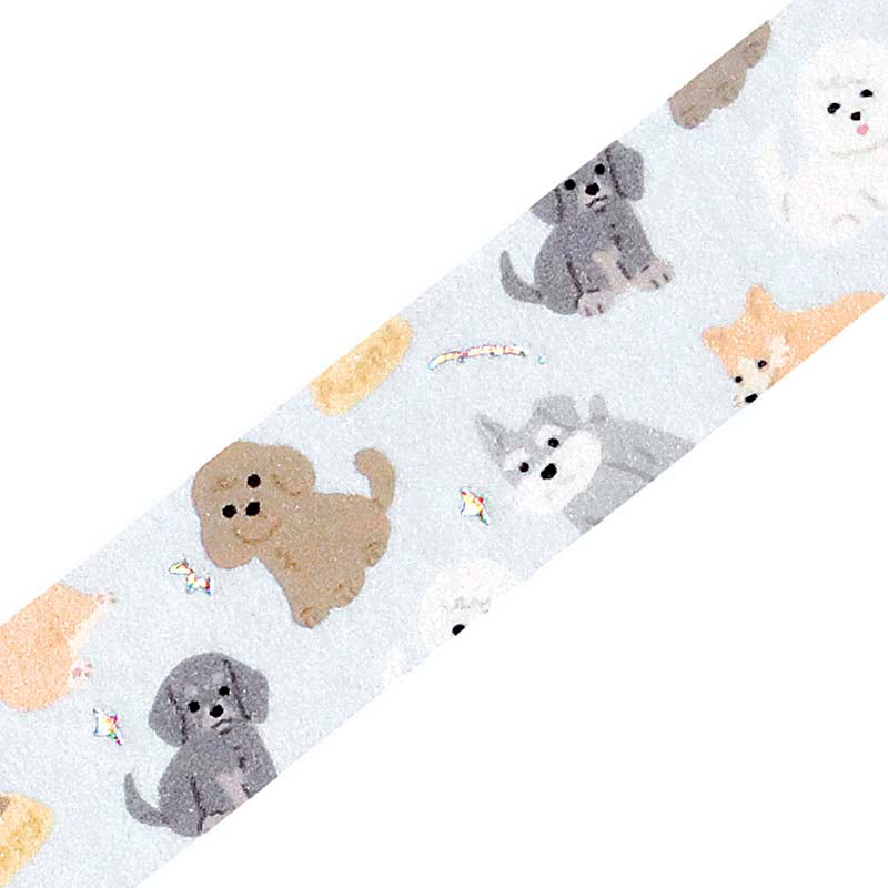 Washi Tape Foil I Love Dog
