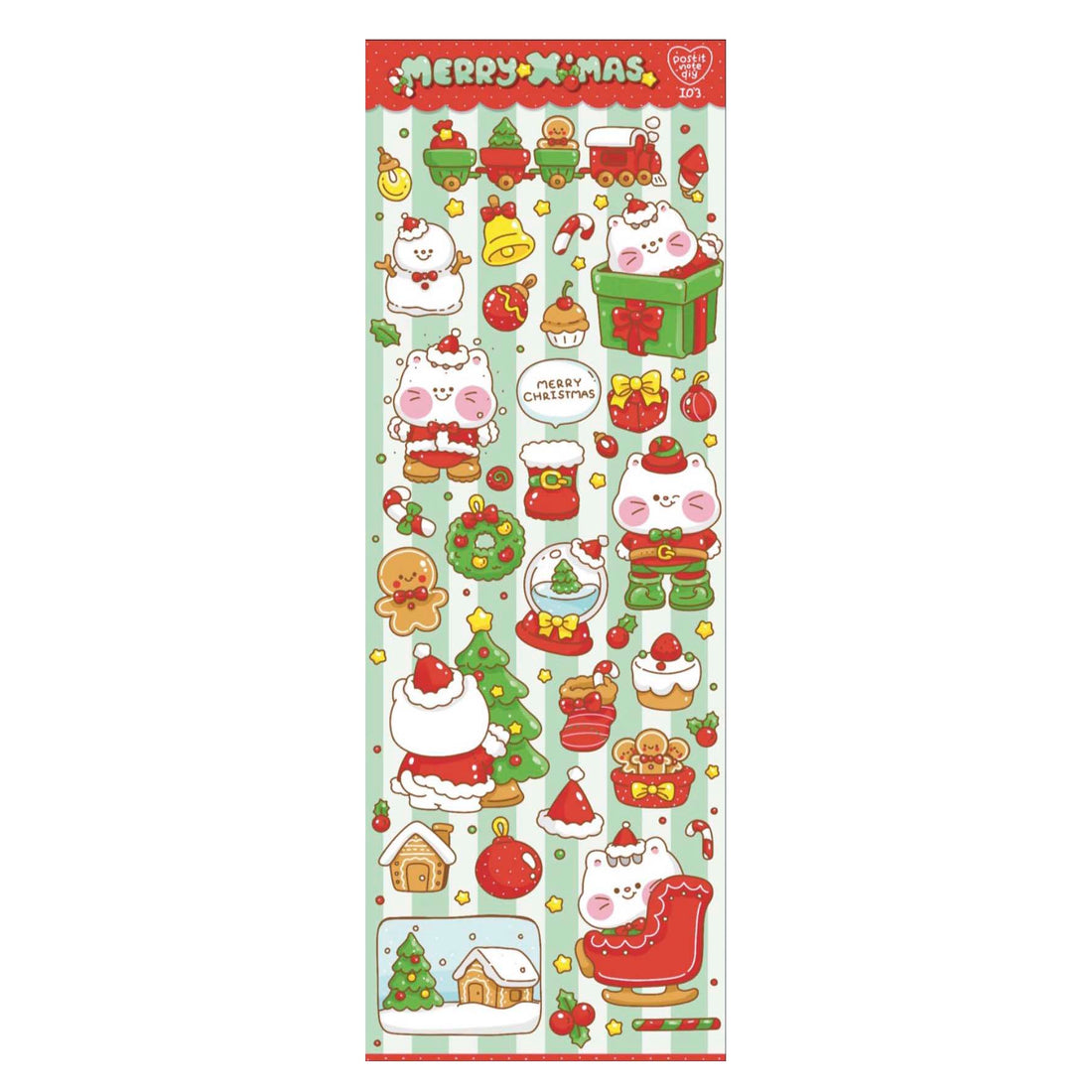 Stickers I03 Merry X-mas
