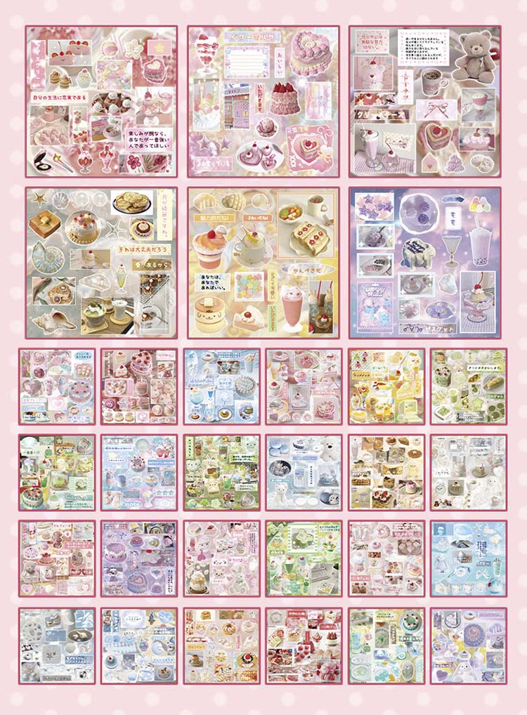 Librillo de Stickers Japanese Cuisine Colorful Times