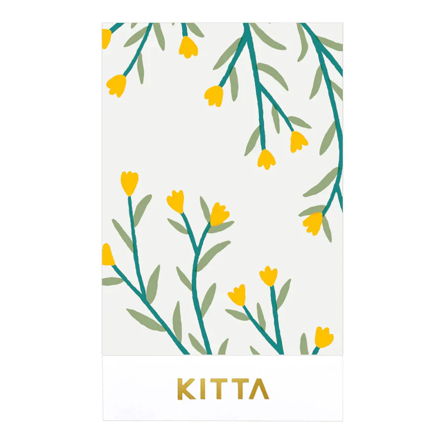 Washi Tape Precortado KITTA Clear Flower