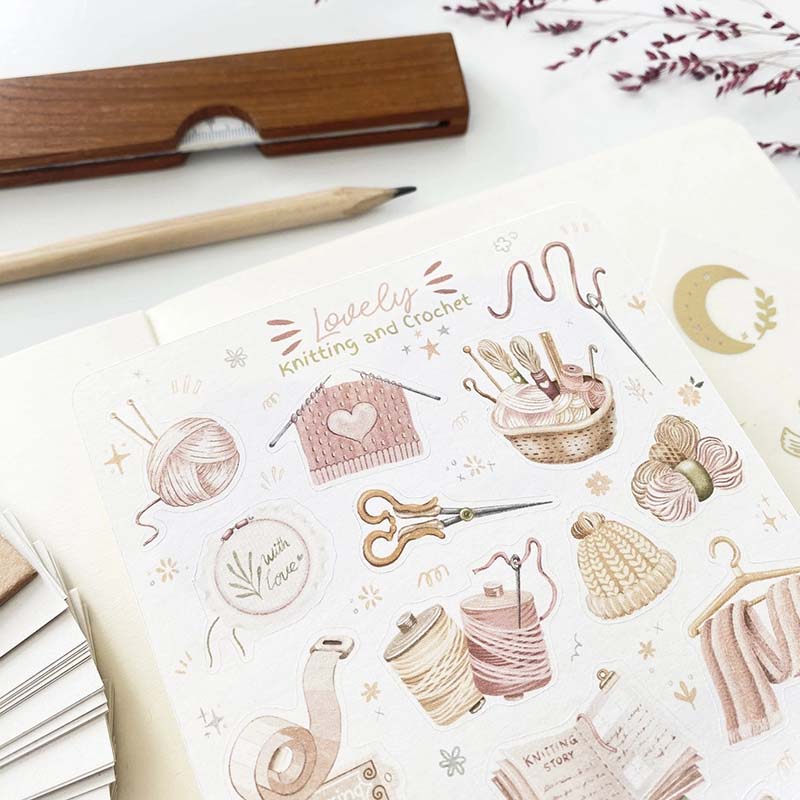 Stickers Knitting & Crochet