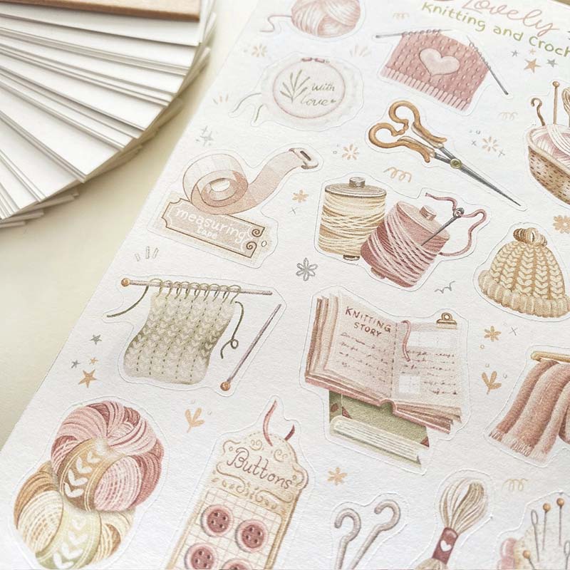 Stickers Knitting & Crochet
