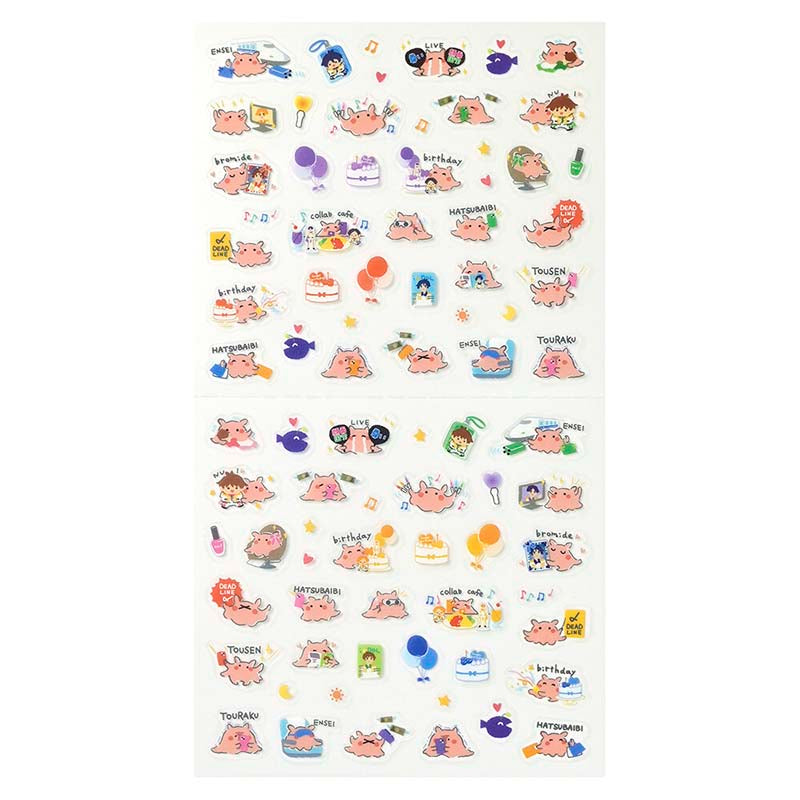 Stickers Planner Flapjack Octopus Idol Fan