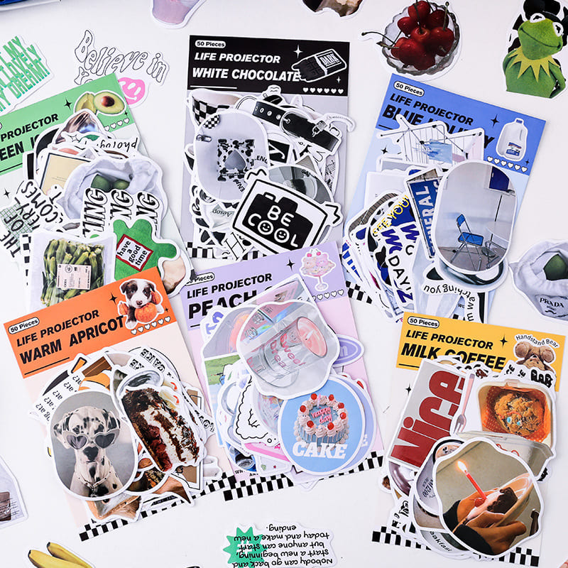 Stickers Life Projector Warm Apricot