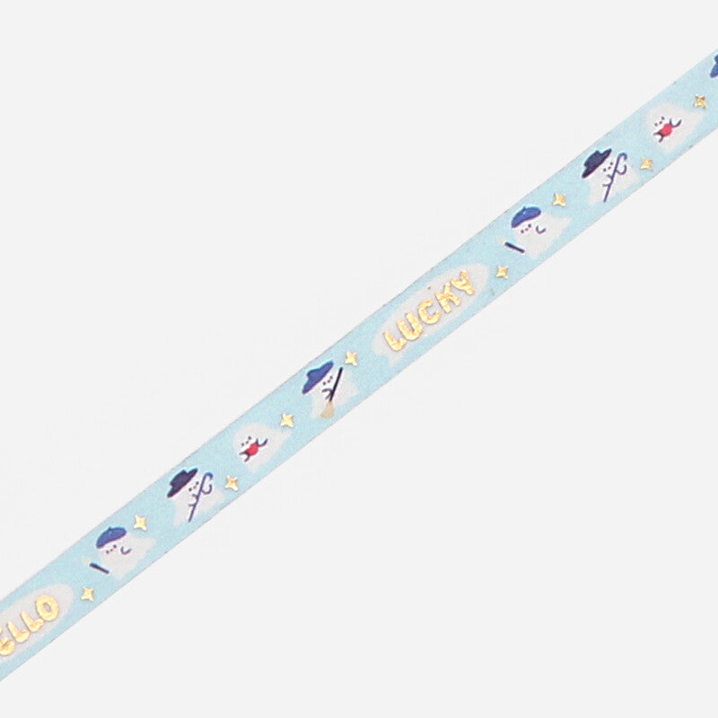 Washi Tape Slim Foil Little Ghost