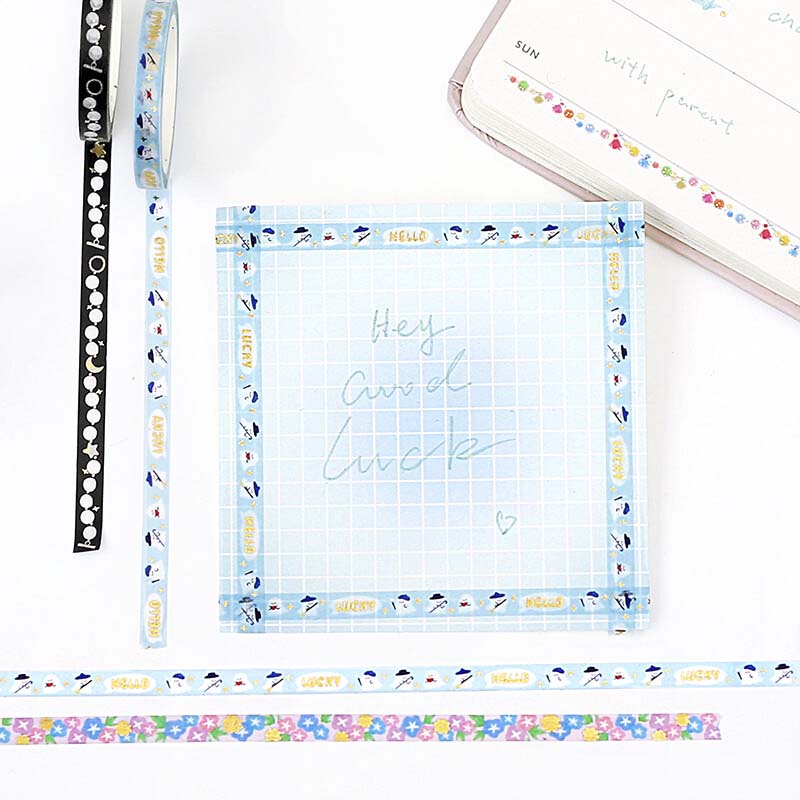 Washi Tape Slim Foil Little Ghost