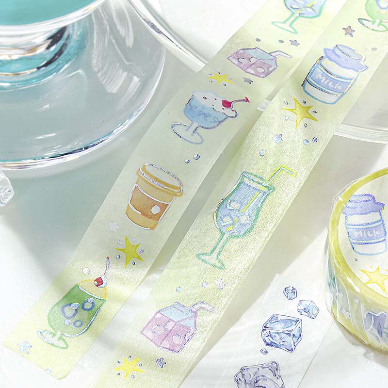 Washi Tape Foil Loose Drinks