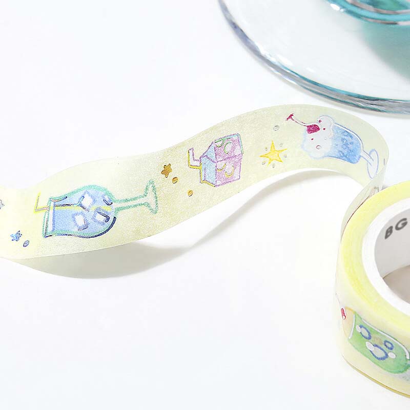 Washi Tape Foil Loose Drinks