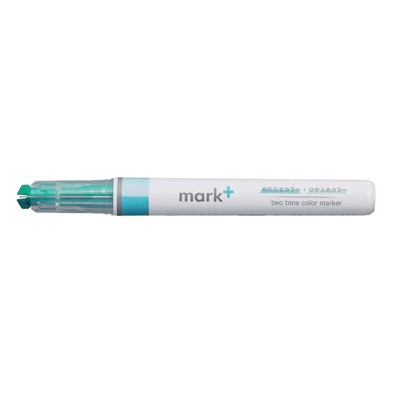 Subrayador de Doble Punta Mark+ 2 Tone Green