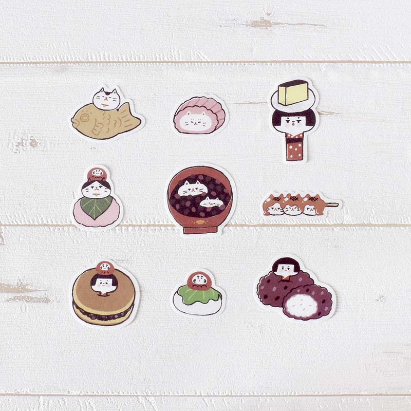 Stickers Flake Marukorochan Confectionery