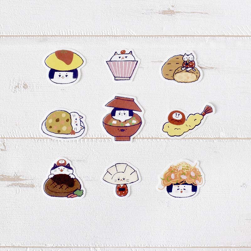 Stickers Flake Marukorochan Dinner Restaurant