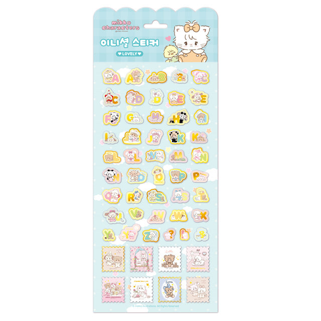 Sticker Mikko Characters Initials Lovely