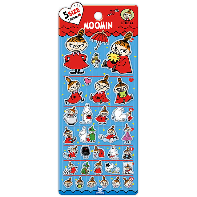 Stickers 5 Size Moomin Little My