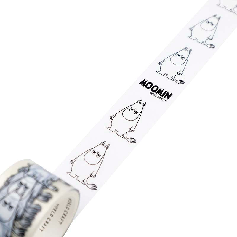 Clear Tape Moomin Face Series Angry