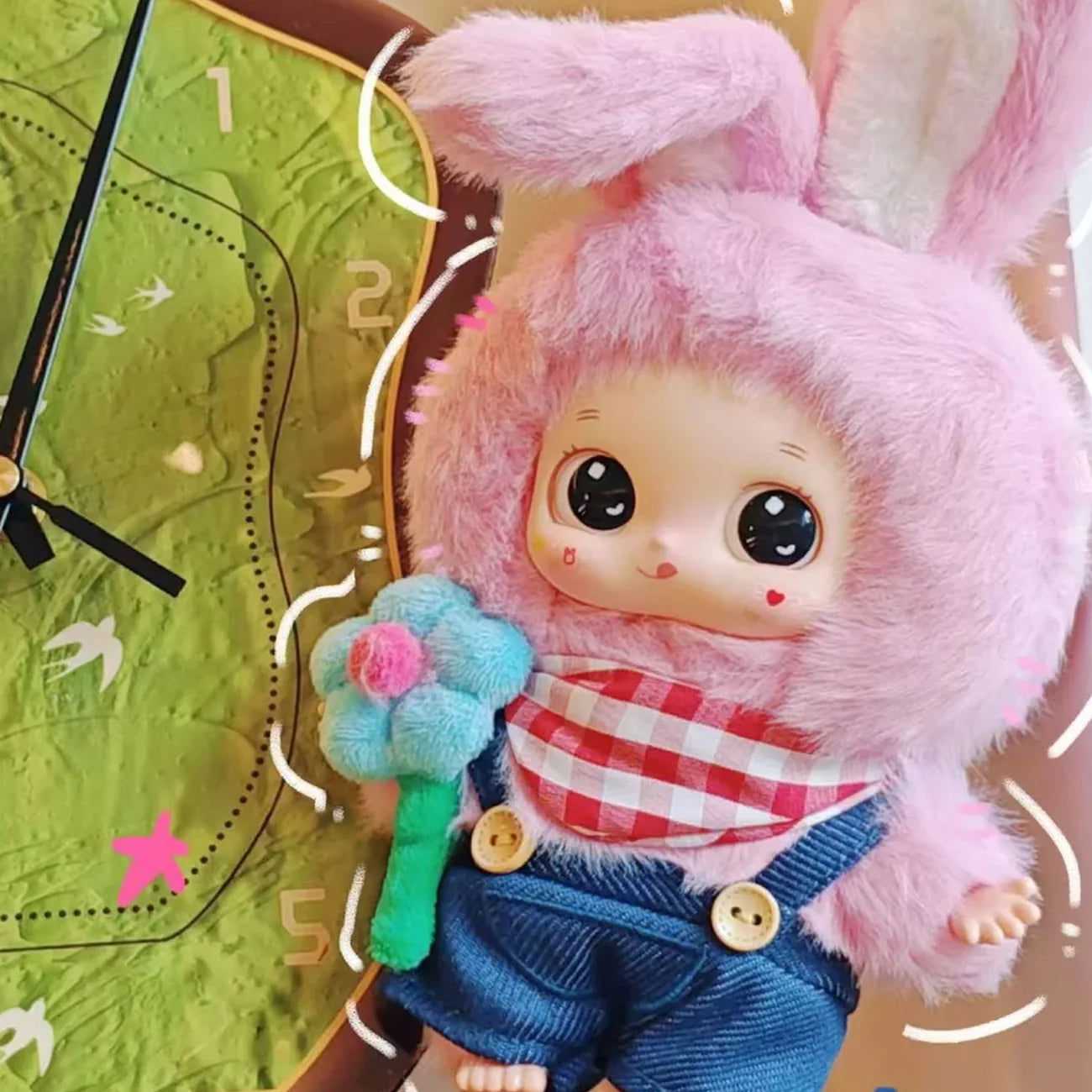 Blind Box Llavero NORA Spring Outing Team Plush Series