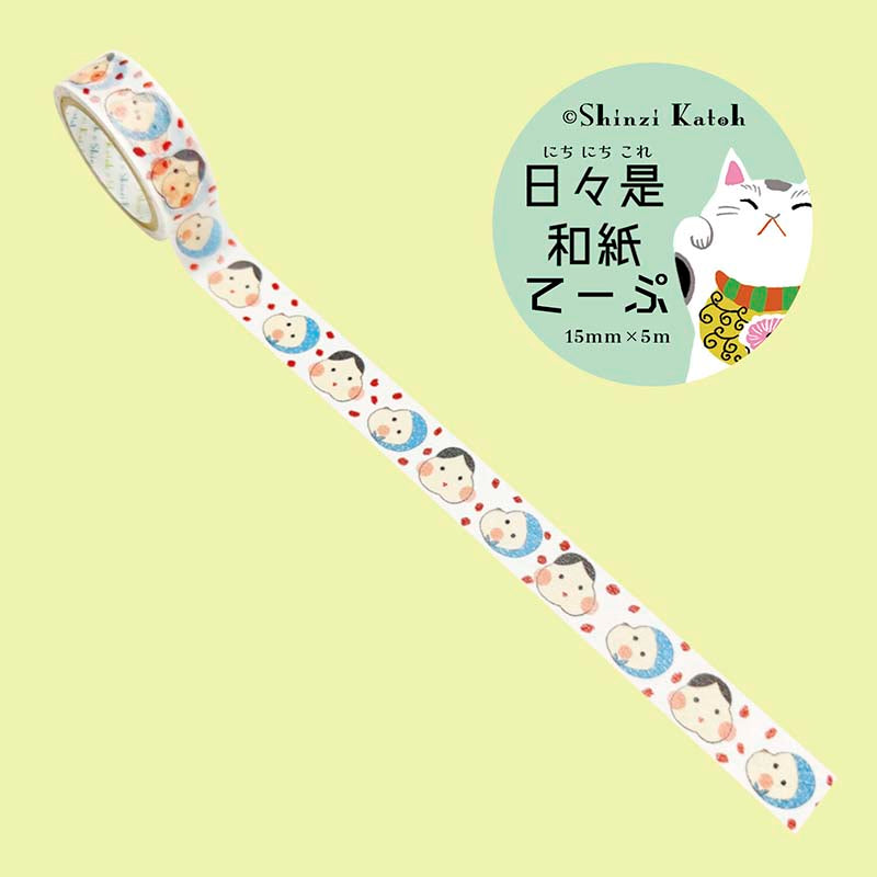 Washi Tape Okame and Hiyotoko