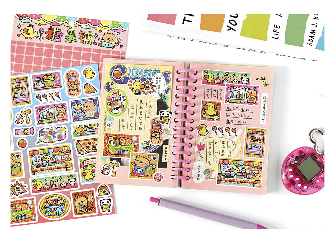Stickers Open A Small Shop Candy