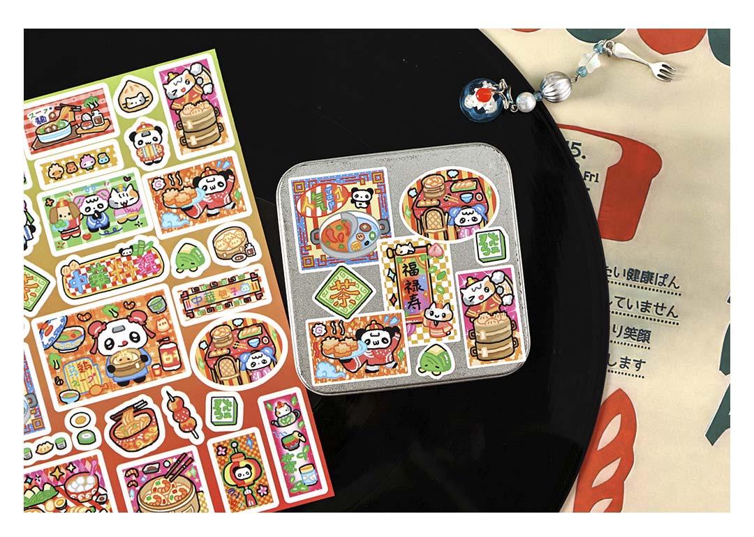 Stickers Open A Small Shop Chinese Food