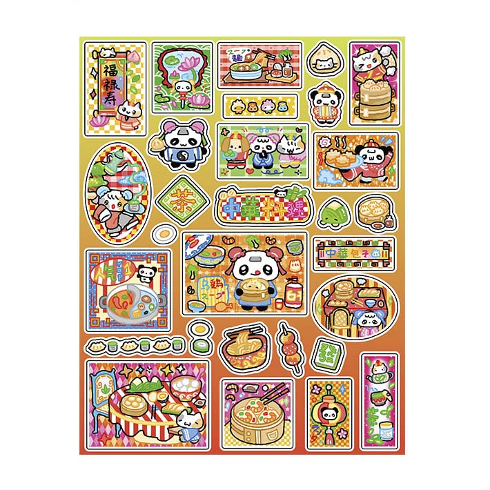 Stickers Open A Small Shop Chinese Food