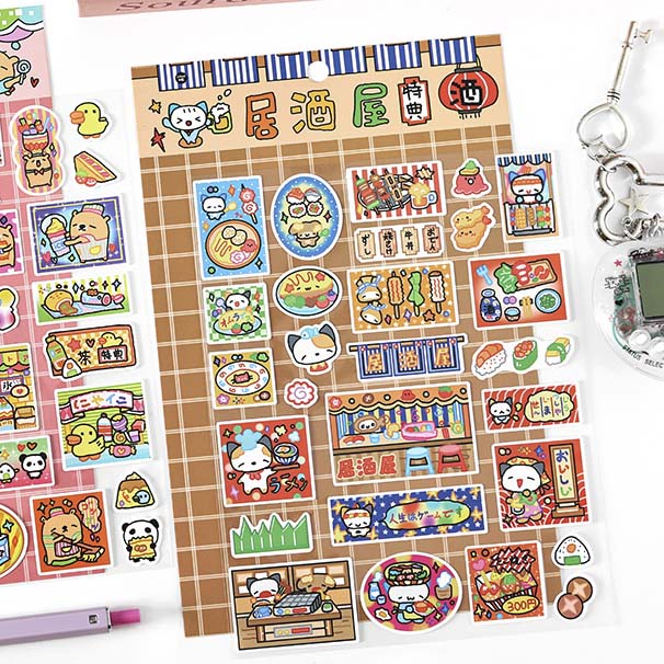 Stickers Open A Small Shop Izakaya