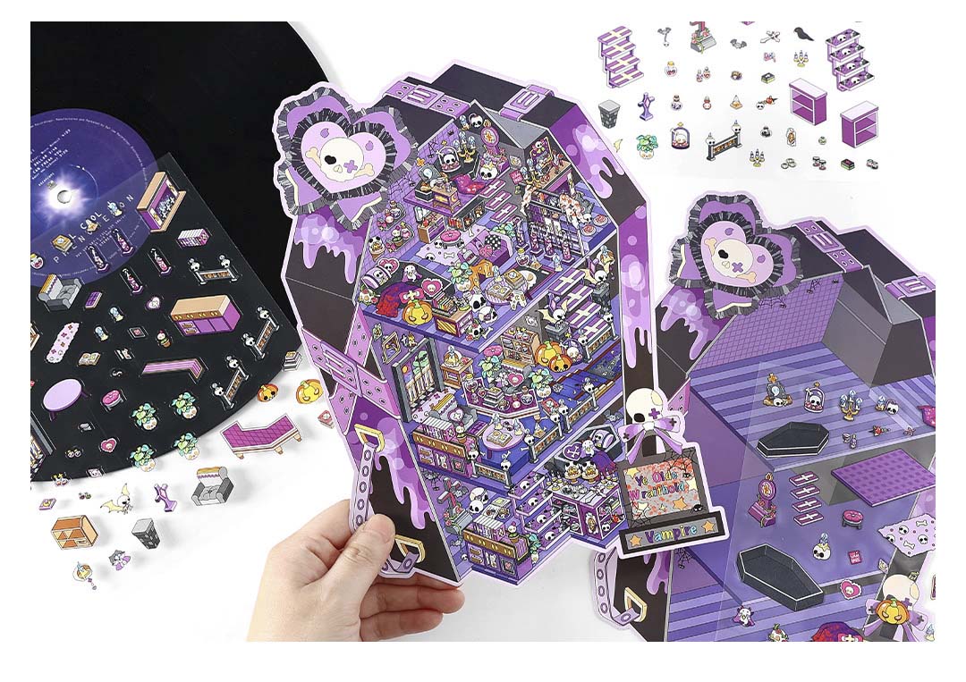 Stickers Escenario 3D Open Today V14 Ghost Hotel