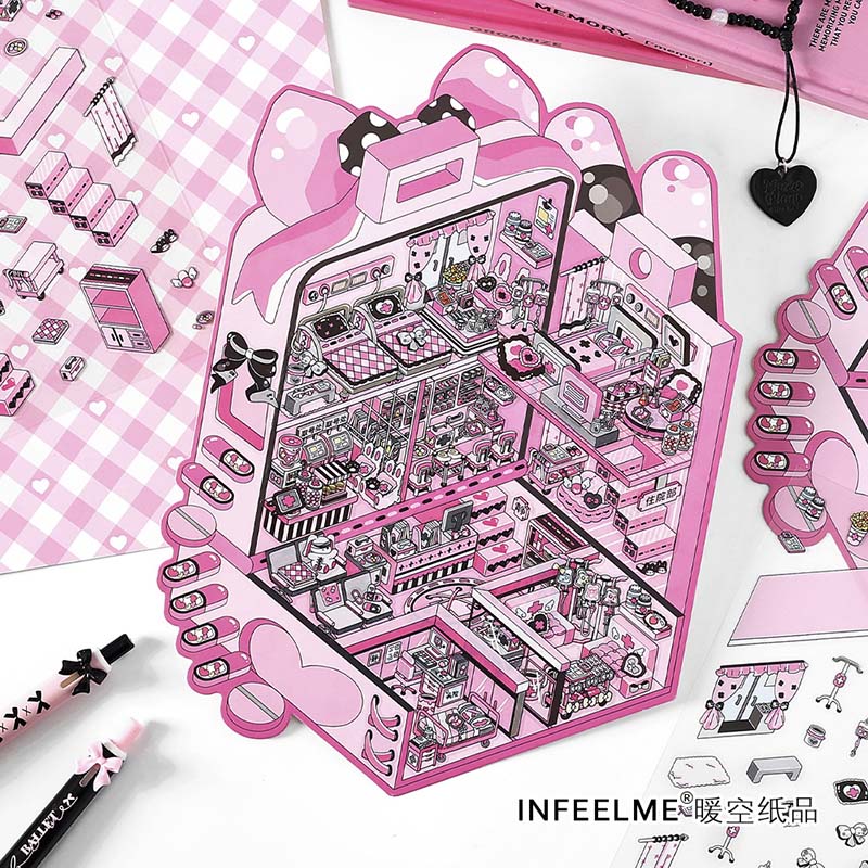 Stickers Escenario 3D Open Today V14 Sweet Clinic