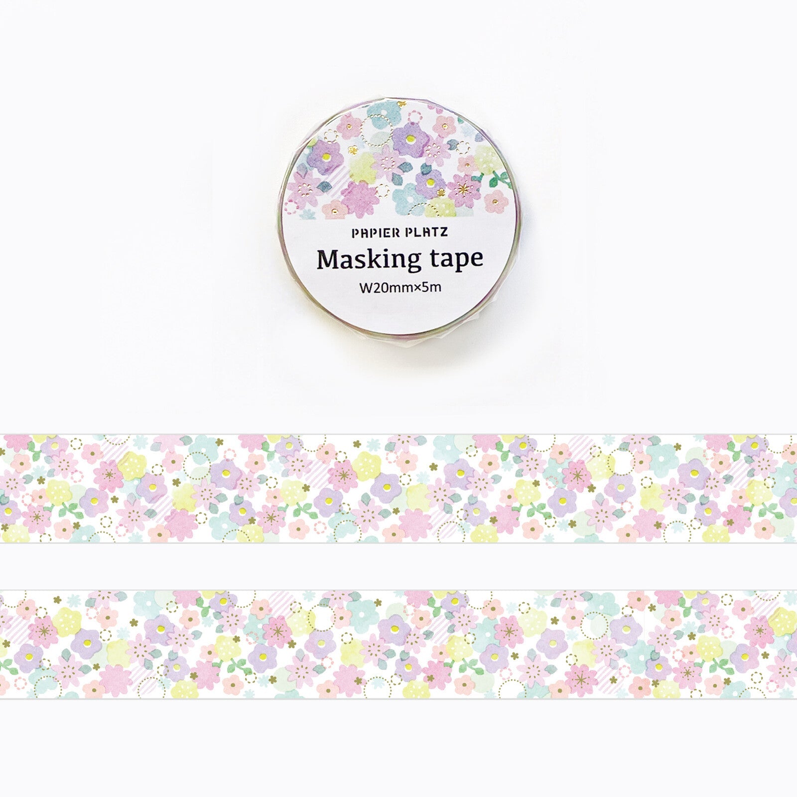 Washi Tape Flower Shower