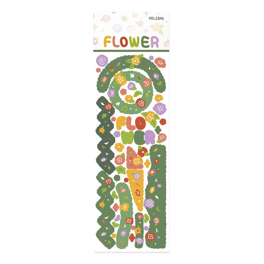 Stickers POLJJAK Frame Flower
