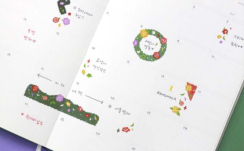 Stickers POLJJAK Frame Flower