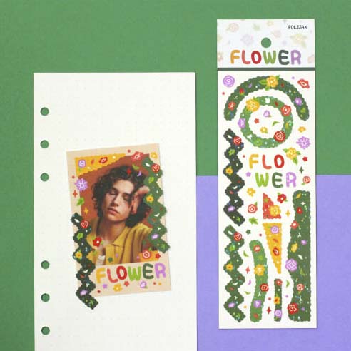 Stickers POLJJAK Frame Flower