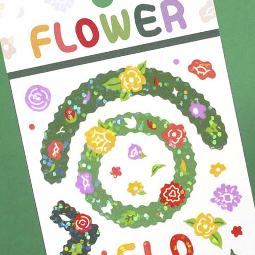 Stickers POLJJAK Frame Flower