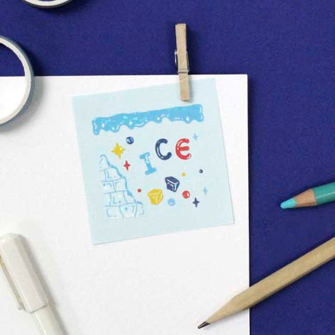 Stickers POLJJAK Frame Ice