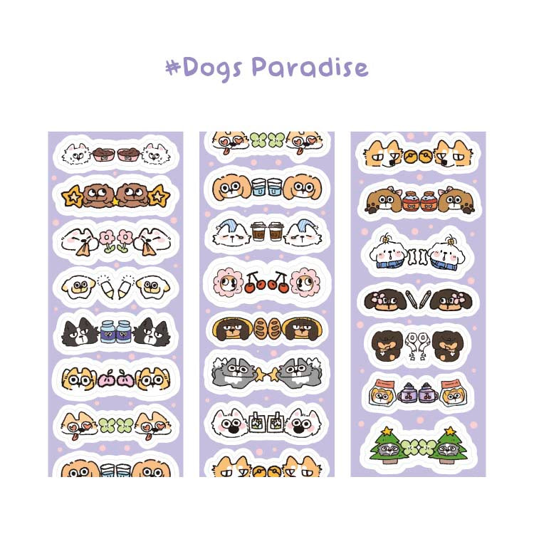 Stickers en Rollo Pupu Daily Purple