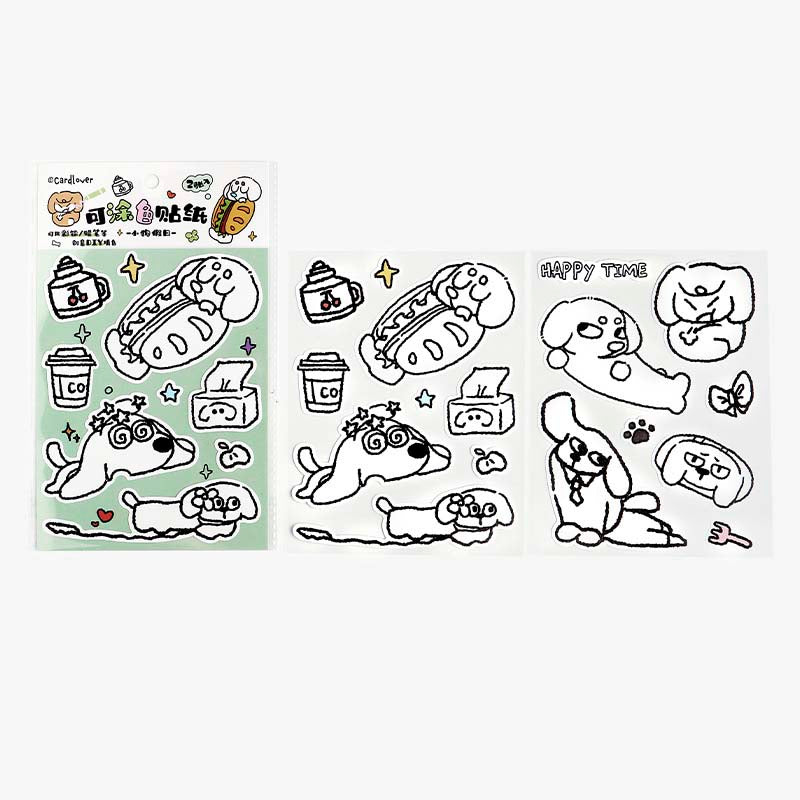 Stickers Pupu Daily Green
