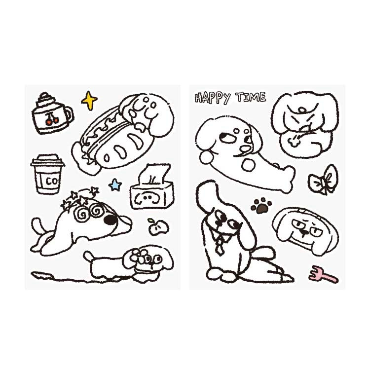 Stickers Pupu Daily Green