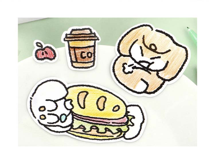 Stickers Pupu Daily Green