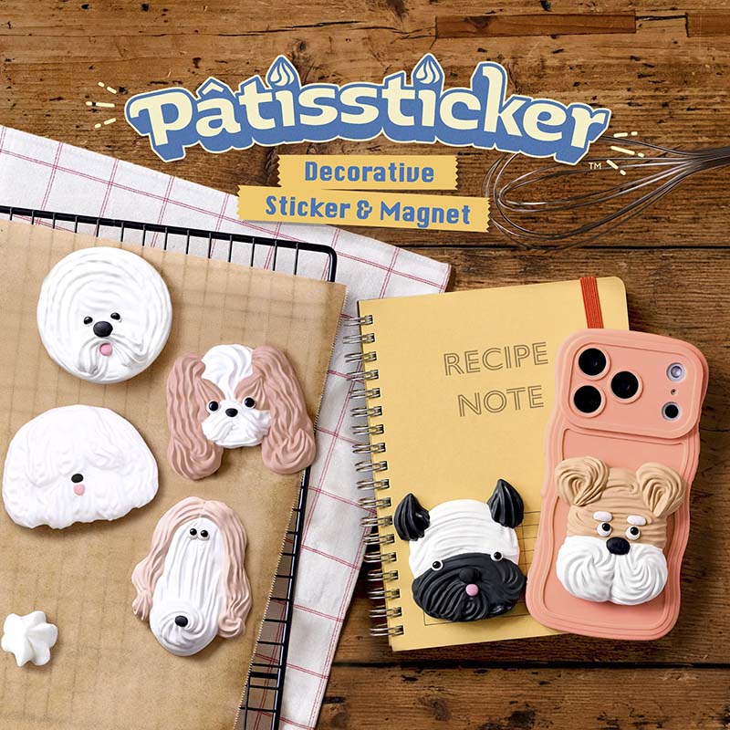 Caja Sorpreda Pâtissticker Meringue Dogs Series