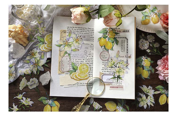 Stickers Plant and Flower Journal Lemon