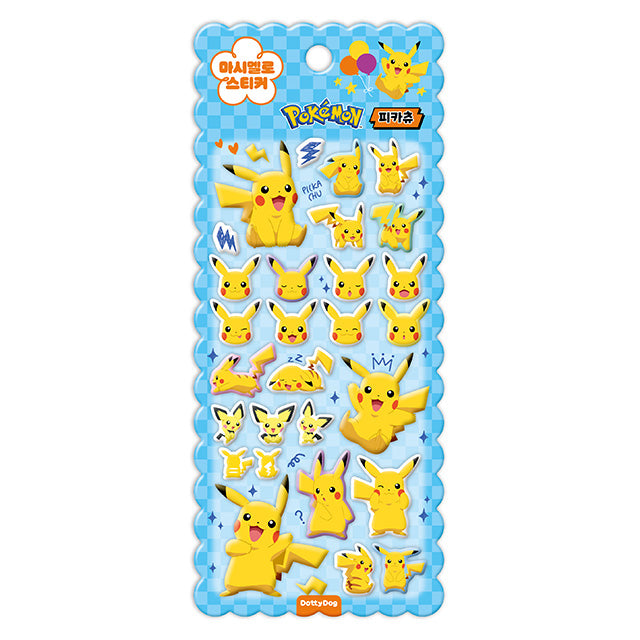 Stickers Pokemon Marshmallow Pikachu