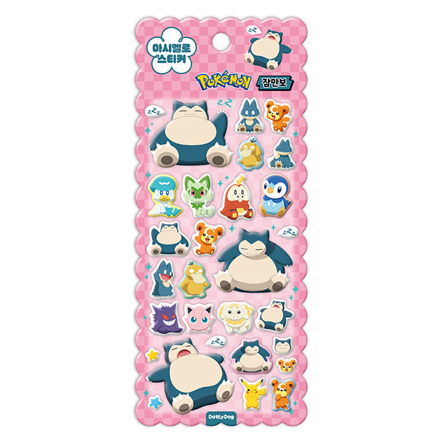 Stickers Pokemon Marshmallow Snorlax