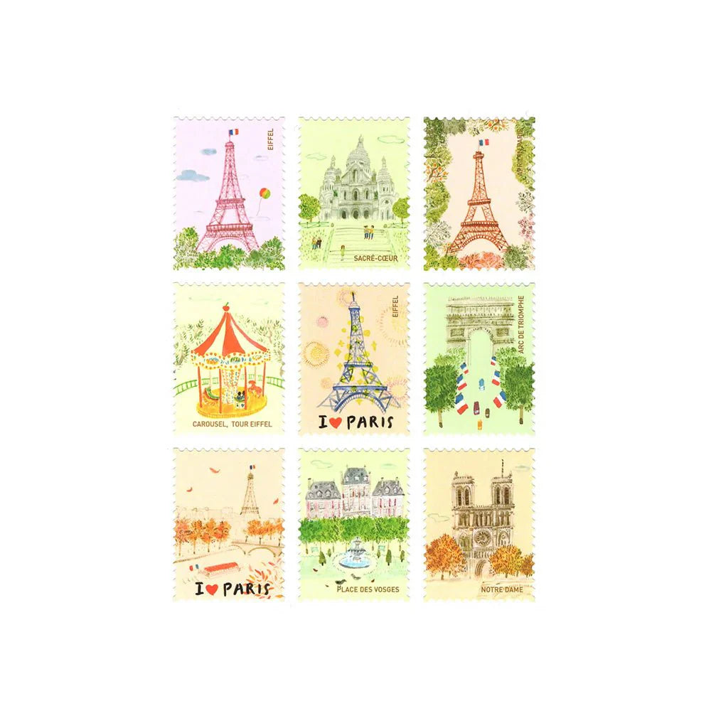 Stickers Post Stamp L&