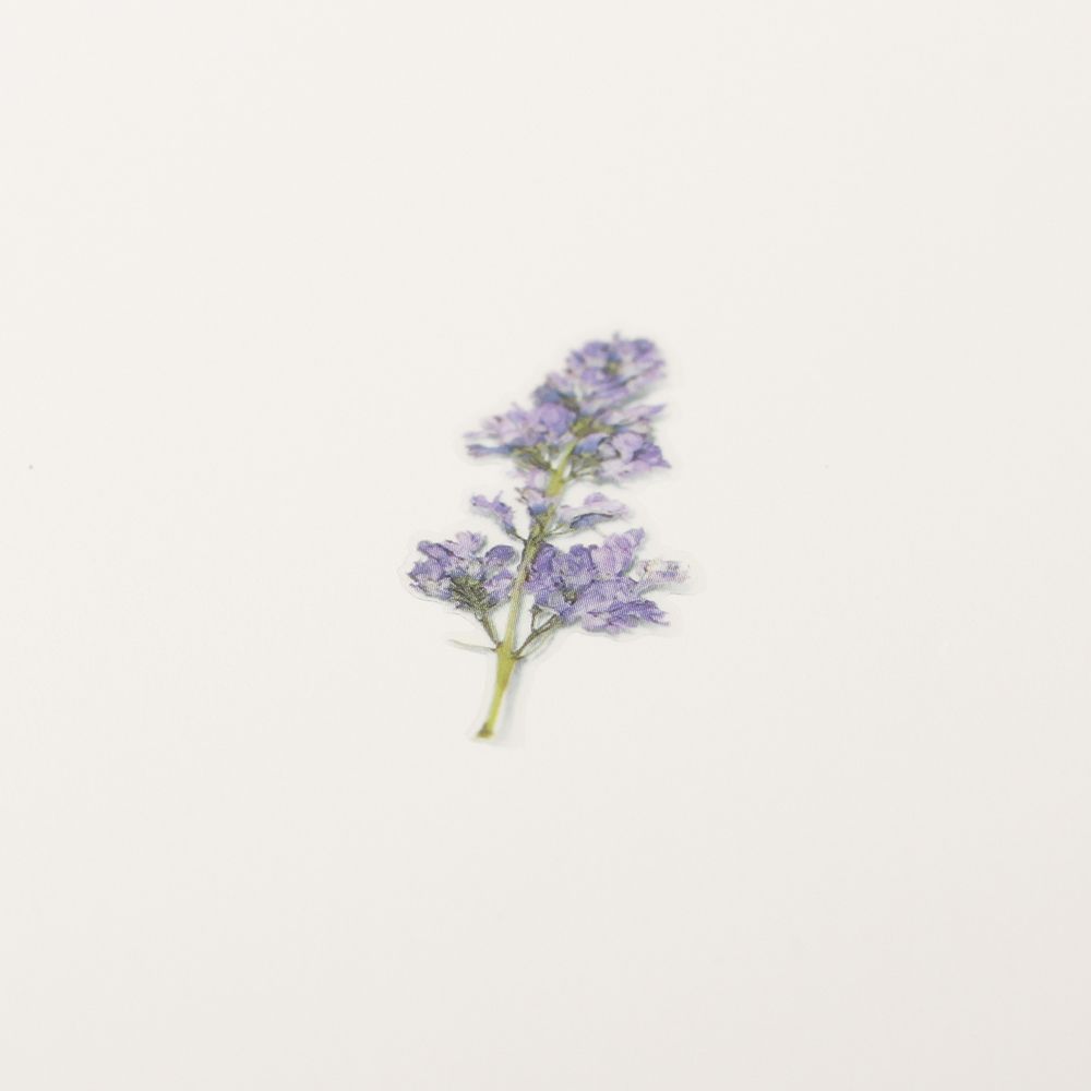 Stickers de Flores Prensadas Lilac