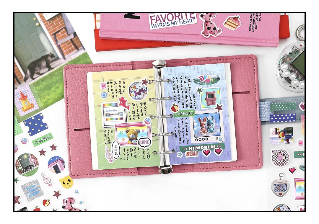 Stickers Radio Four Seasons Pink