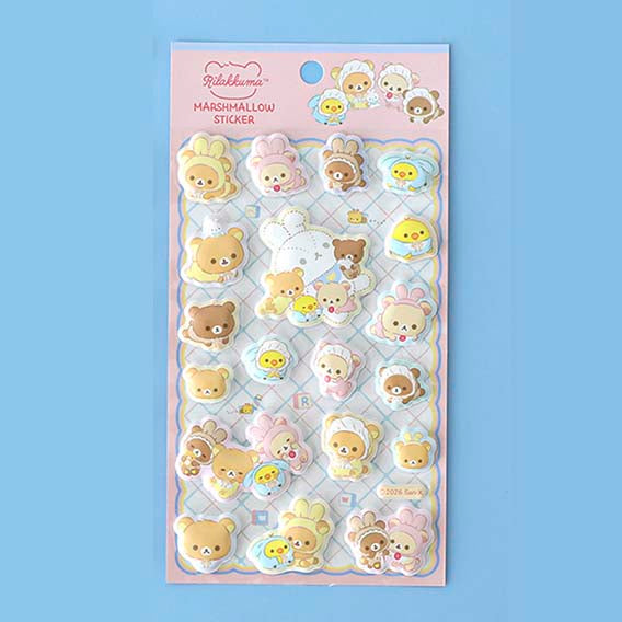 Stickers Rilakkuma Marshmallow Pink