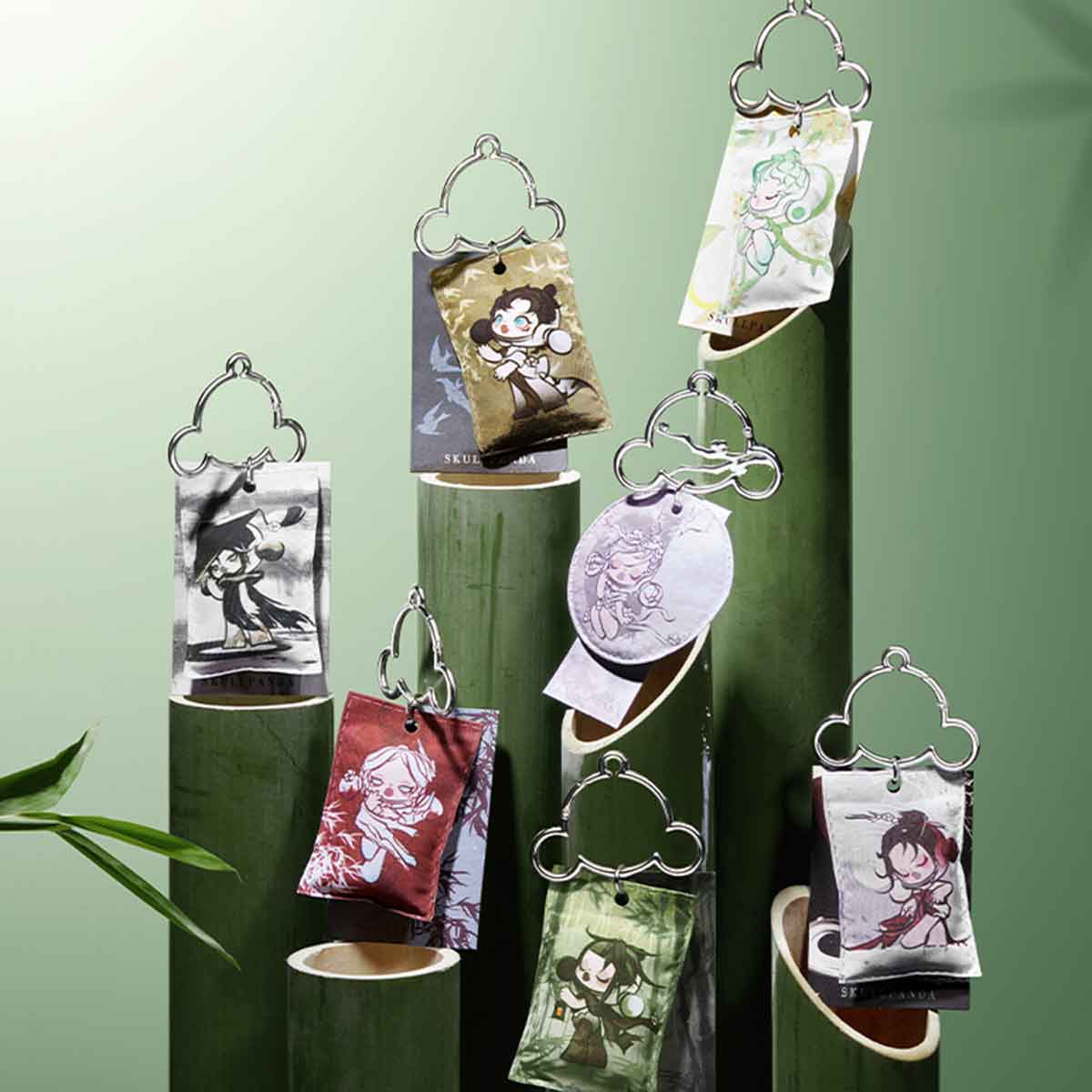 POP MART Blind Box SKULLPANDA The Ink Plum Blossom Series-Sachet Pendant