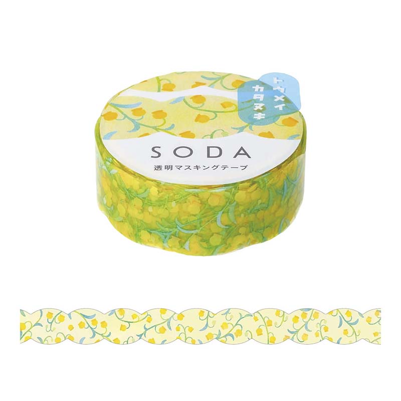 Pet Tape SODA Transparent Sandersonia (15mm)