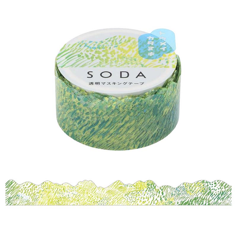 Pet Tape SODA Transparent Mountains (20mm)